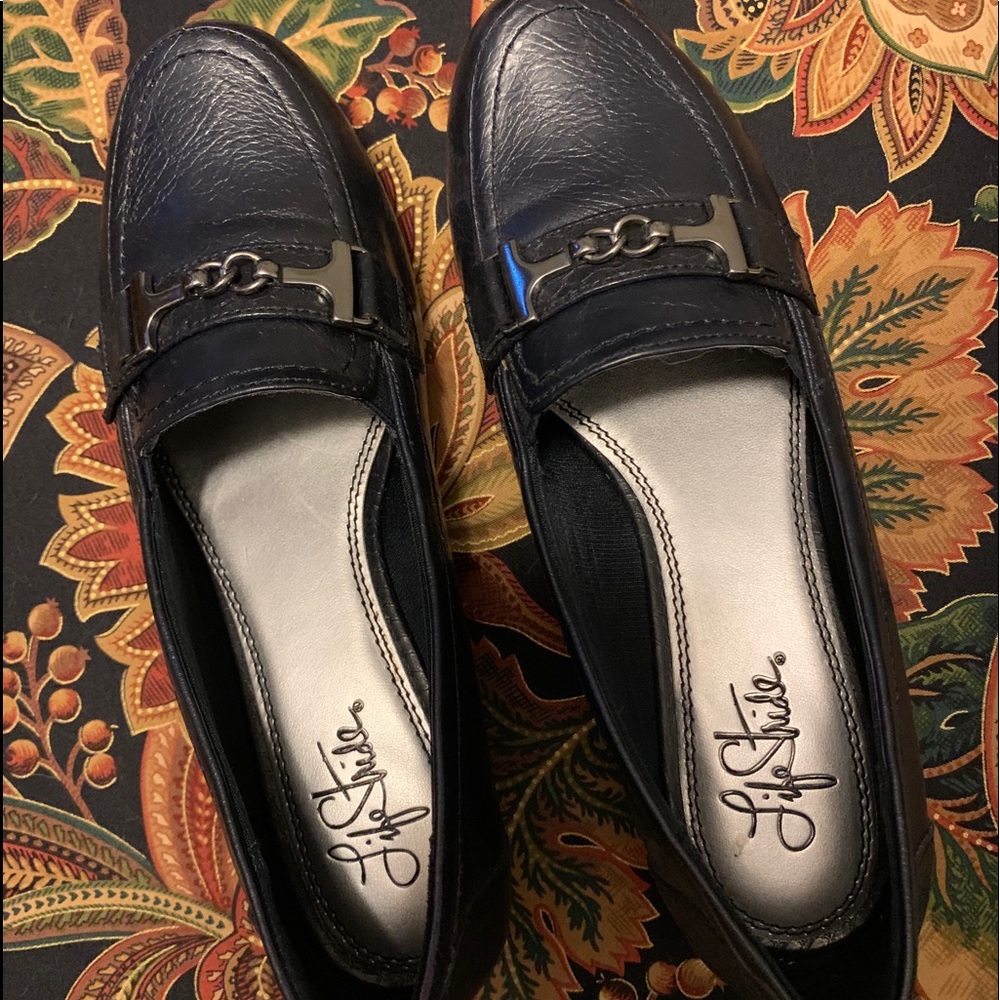 Navy Blue Life Stride loafers
